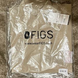FIG'S Women Rafaela Scrub Top in Boulder or Beige
